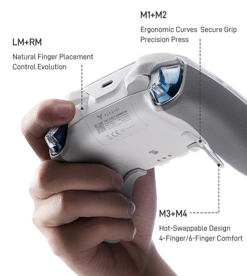 Board Game Android - Draadloze gamecontroller met Elite Force Feedback-triggers,